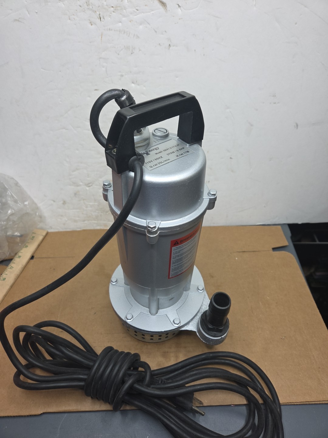 Duda Energy qdx1.5-17-0.37 Submersible Water Pump