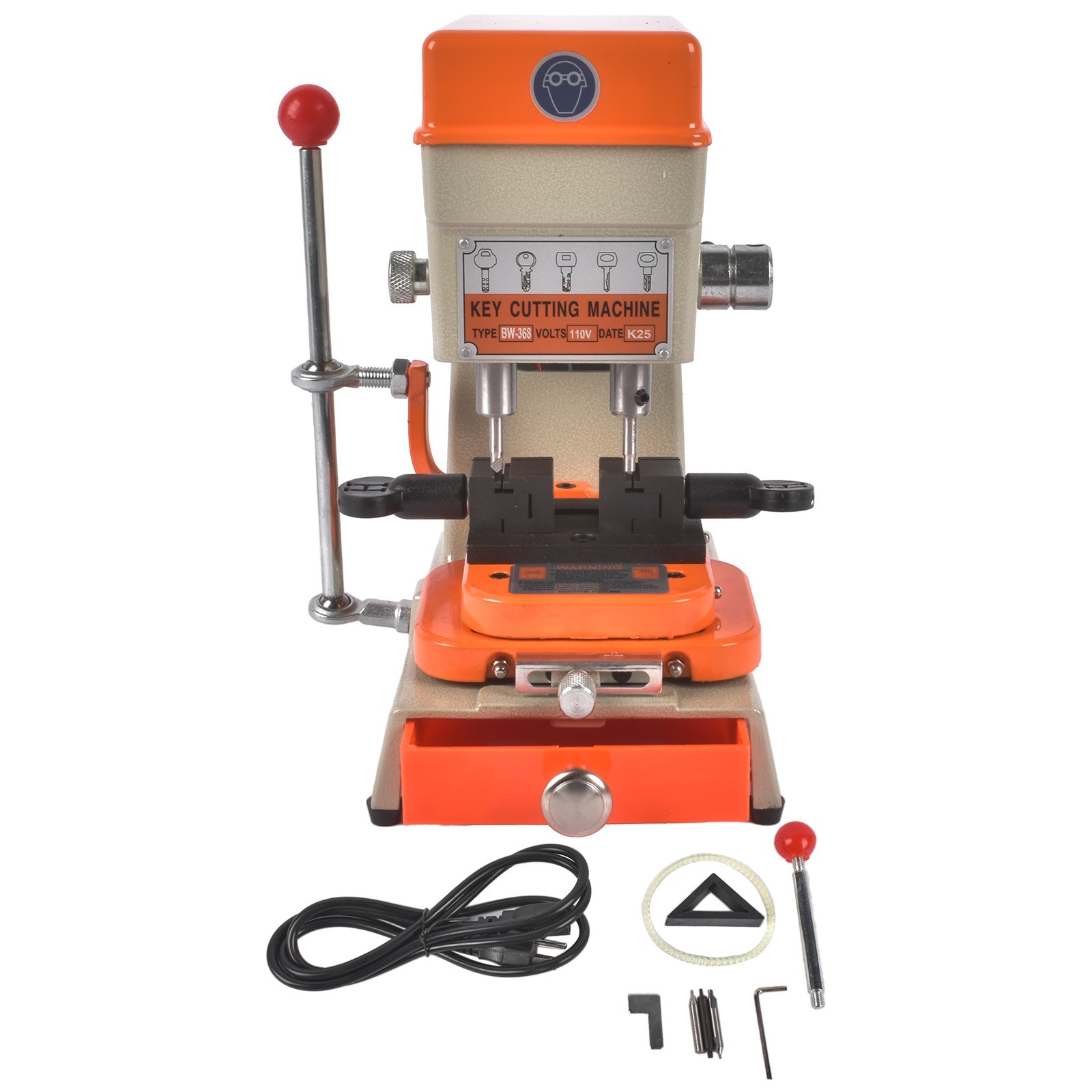 Vertical Key Cutting Duplicating Machine 110V 150W 50HZ Cutter Car Key Copier