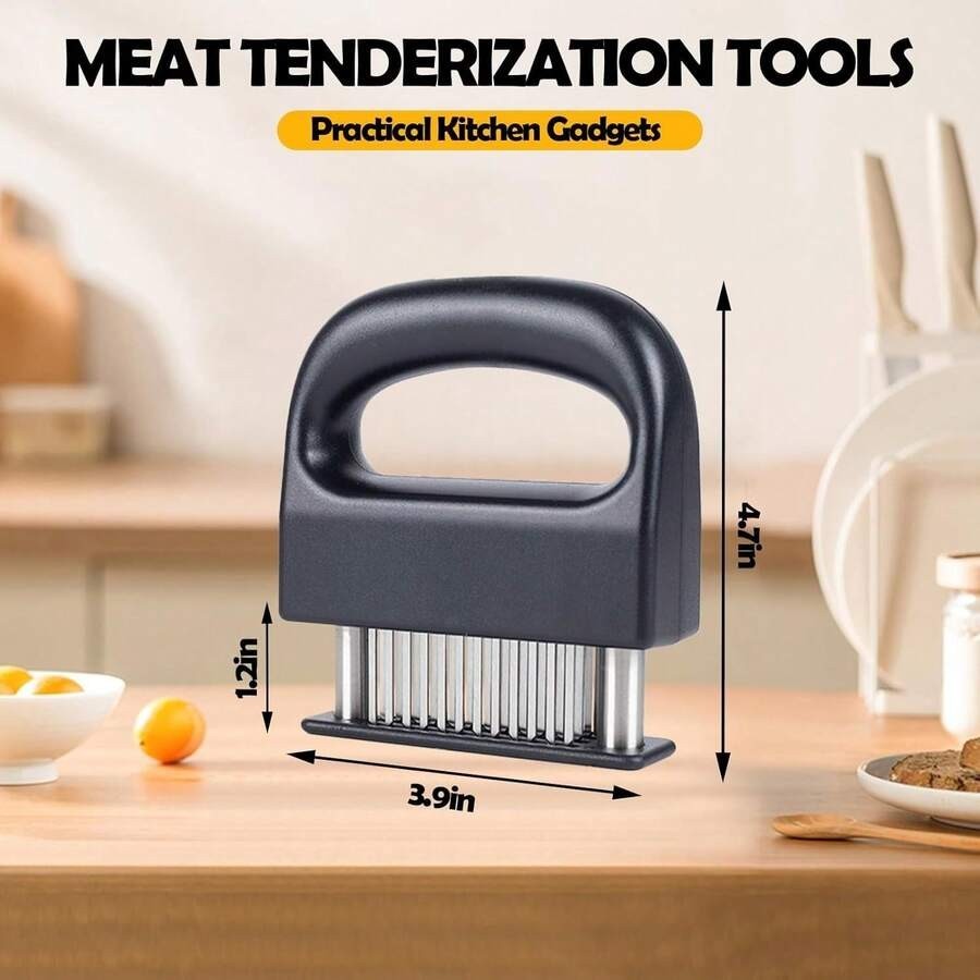 1PACK Meat Tenderizer Tool Stainless Steel Needle Cooking Hammer Kitchen Tool