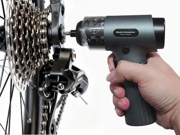 ANXTECH 3.7V Cordless Electric Screwdriver Set Screw Gun Tool with LED Light