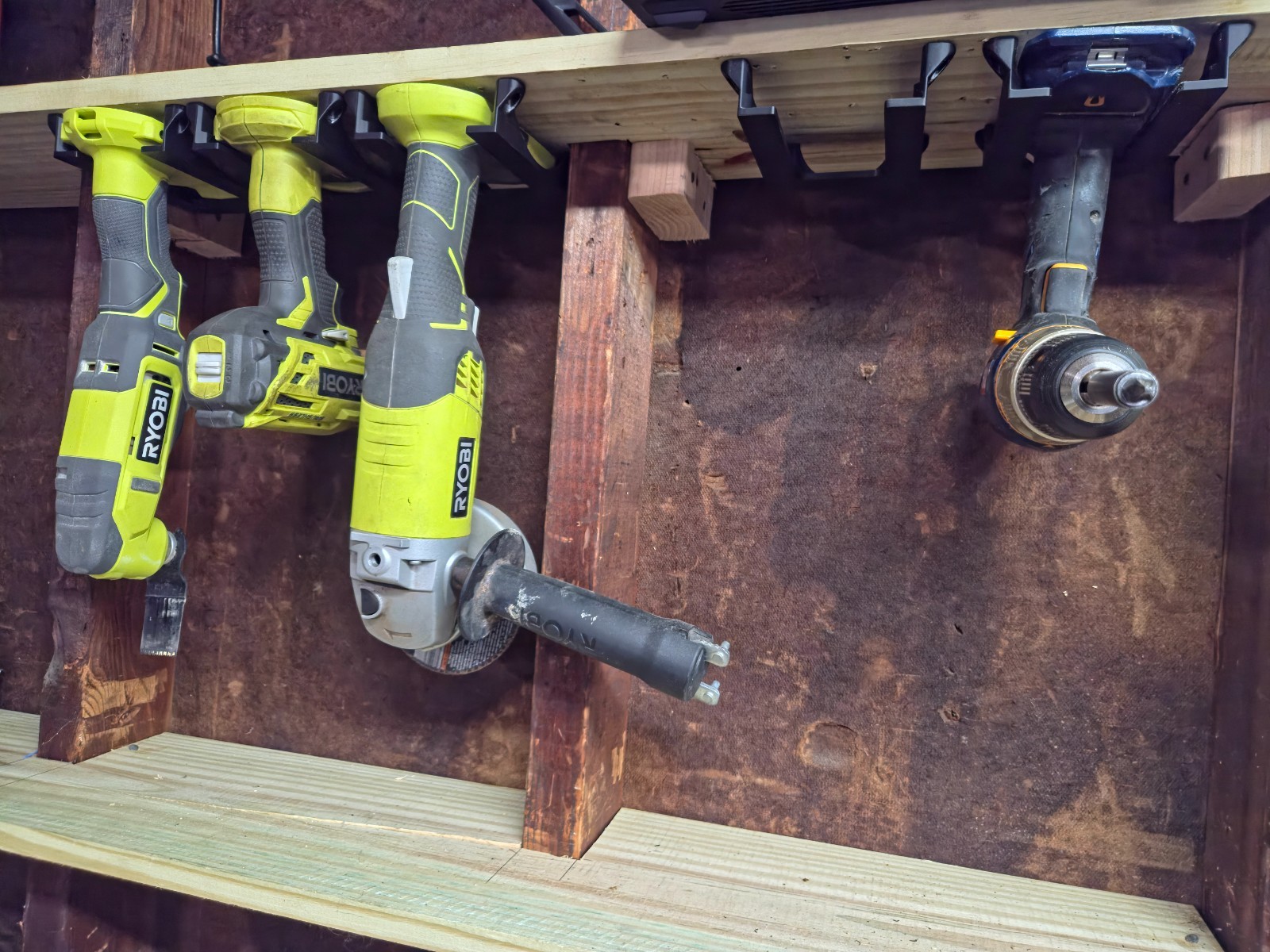 Under-Shelf Tool Holder Mounts For RYOBI 18V ONE+ USA-Made