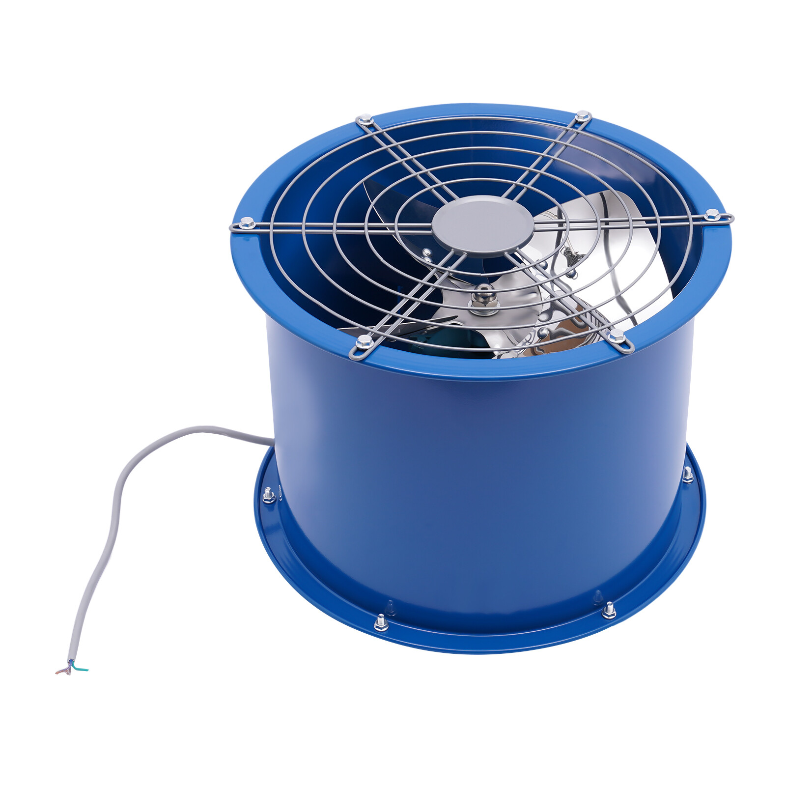 16″ Axial Fan Cylinder Pipe Spray Booth Paint Fumes Exhaust Fan !