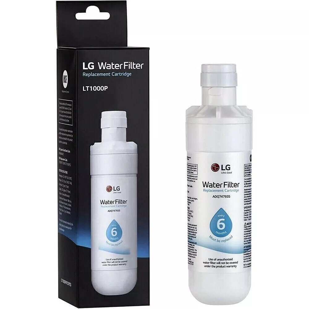 2 Pack LG LT1000P Refresh Refrigerator Ice Water Filter ADQ747935 GF-D706BSL US