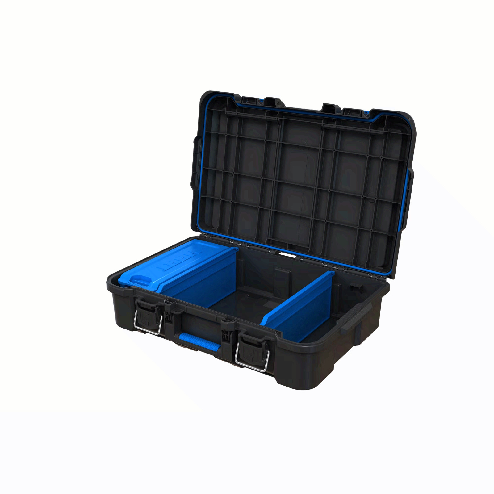 HART Stack Tool Box w/ Organizer & Dividers 3-Pack Modular Storage