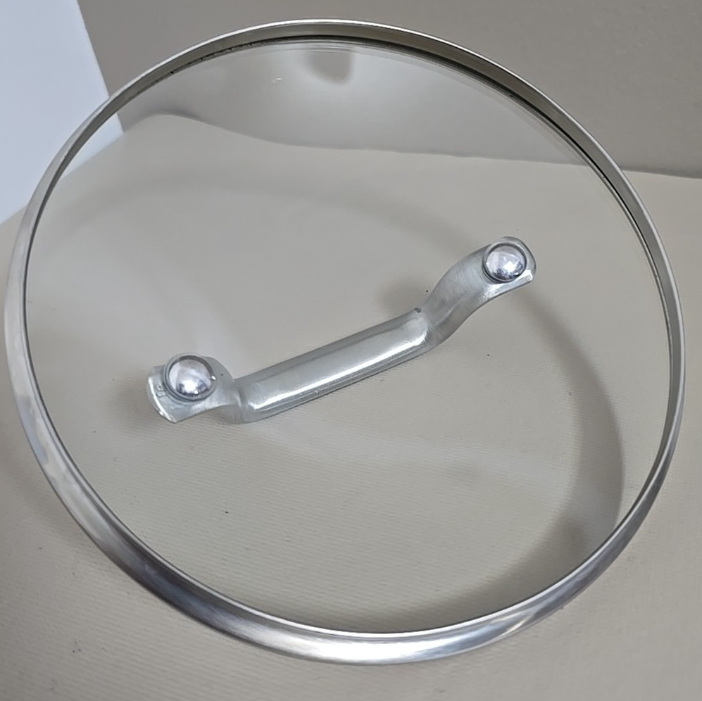 KitchenAid Glass Stainless Steel Pot Pan Lid Replacement 6 5/8 Outer 6 1/8 Inner