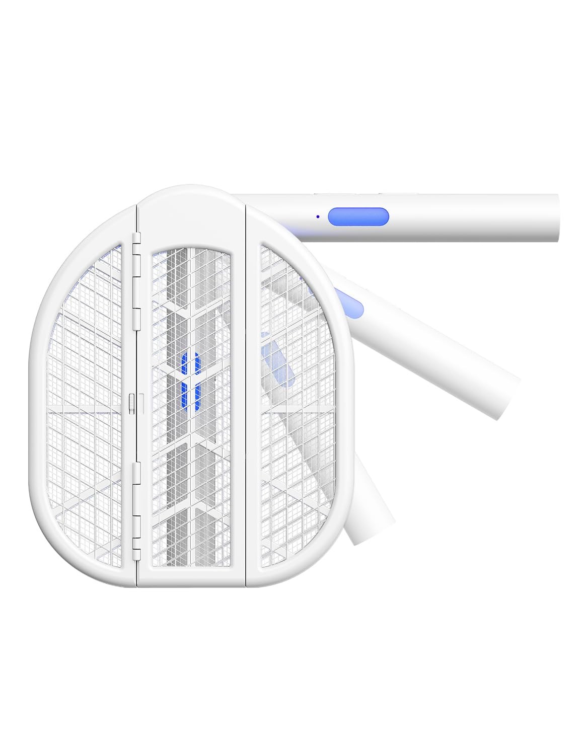 Sheevar 4000V Foldable Electric Fly Swatter 1500mAh Rechargeable Bug Zapper R…