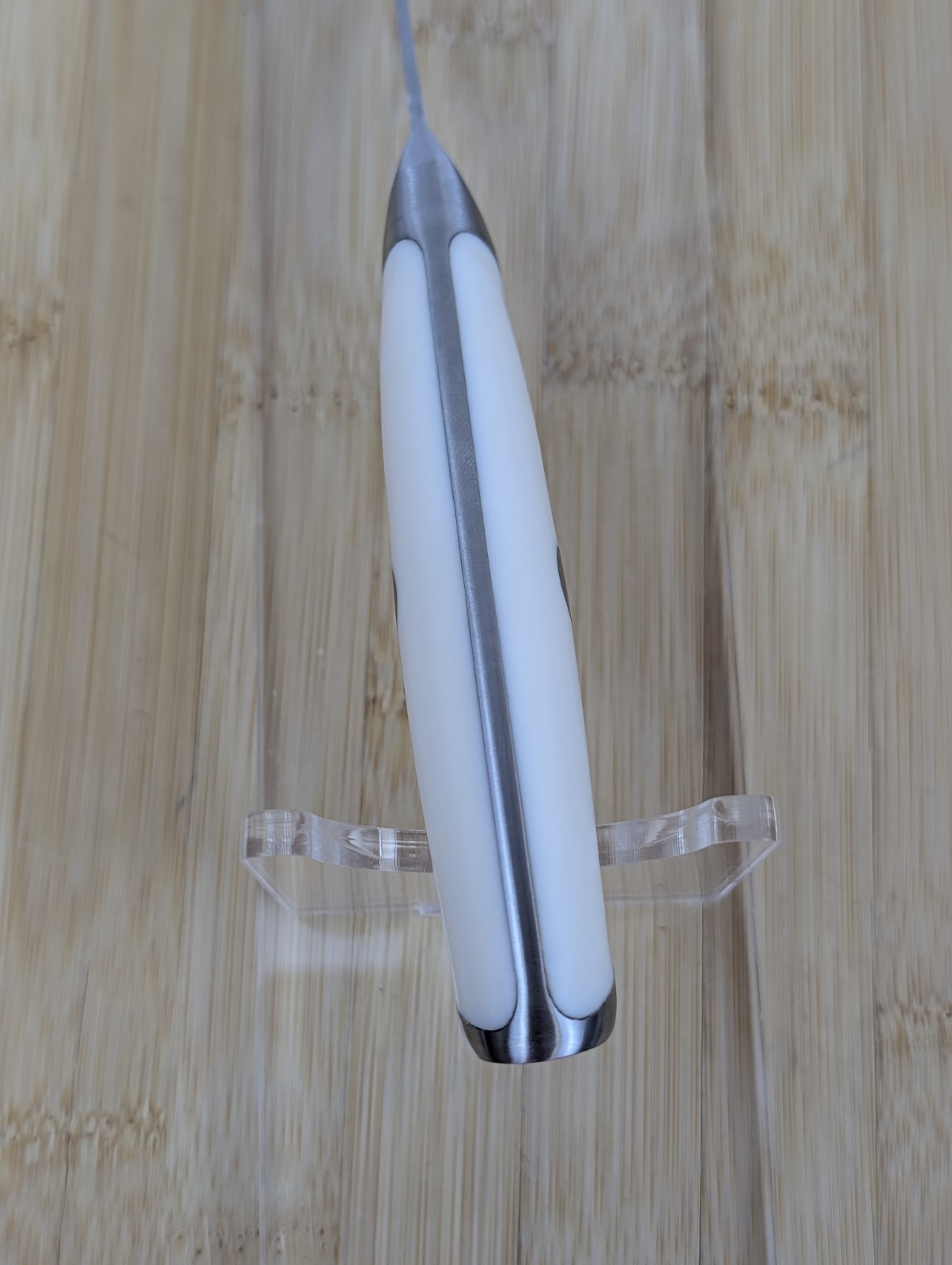 HUUSK Japan 3.5-in PARING Knife w/ HIGH-CARBON Steel Blade w/ WHITE Handle, NEW