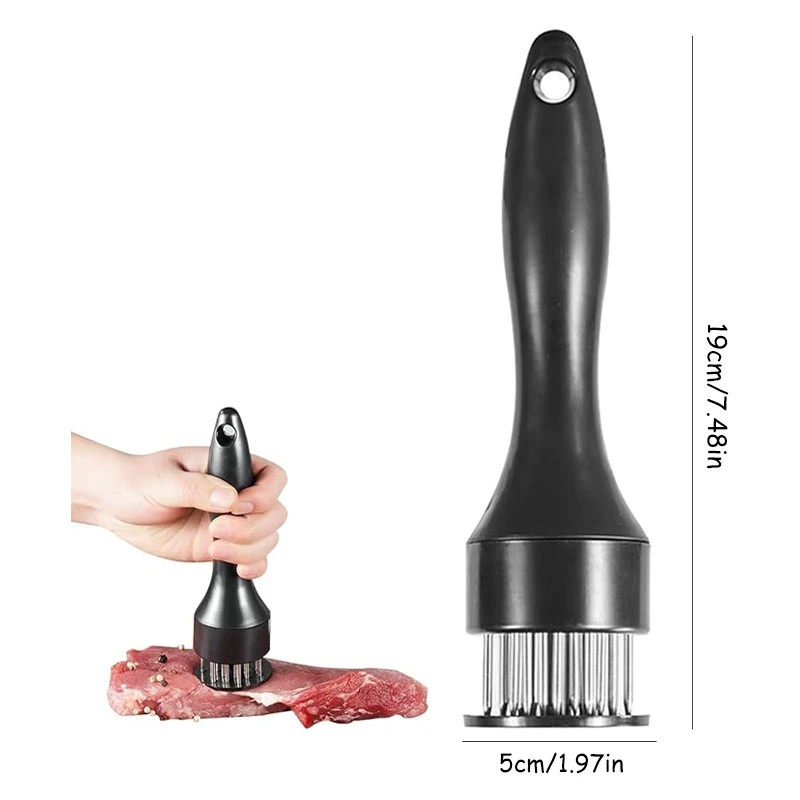 1PC 21 Stainless Steel Needles Meat Tenderizer Tool For Tenderizing Kitchen Tool