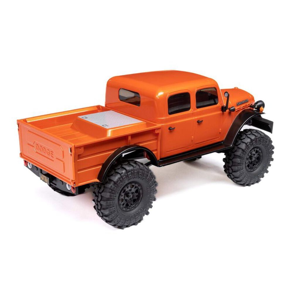 AXI00007T1 Axial 1/24 SCX24 Dodge Power Wagon 4WD Rock Crawler Brushed RTR, Oran
