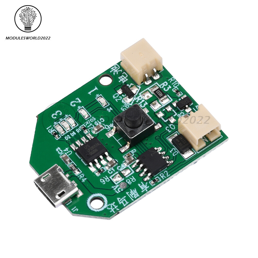 3.7V Universal USB Rechargeable Small Fan Circuit Board Mobile Fan Control Board