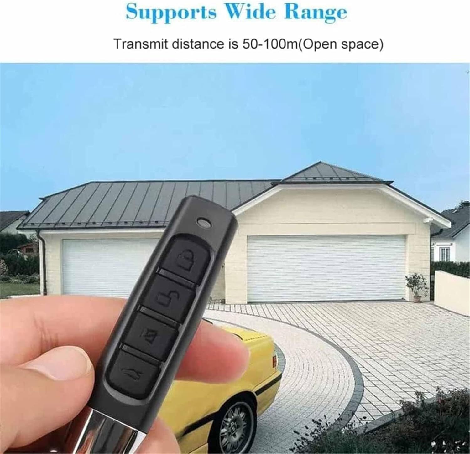 4 IN 1 Wireless Remote Control Duplicator 433MHz Remote Control Key Clone Copy