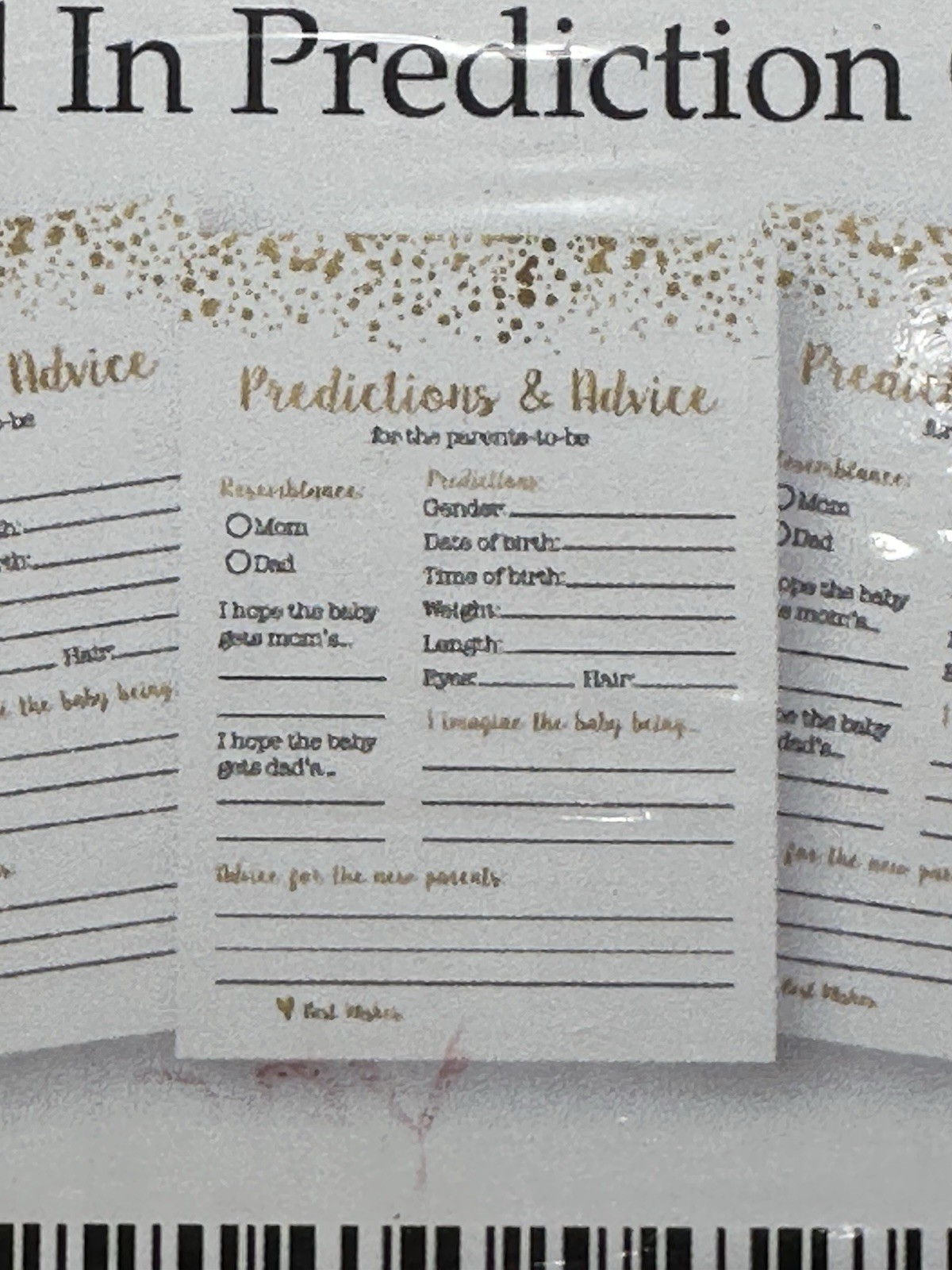 Woodland Theme Unisex Baby Shower Games And Coordinated Decorative Streamers