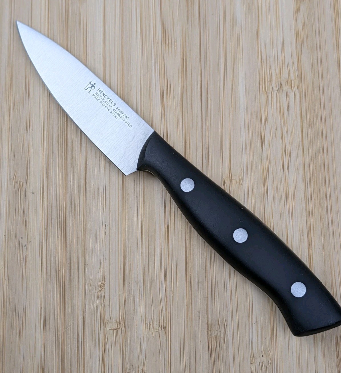 Henckels EVERPOINT 3.5in PARING Knife, Straight-Edge, Stainless Steel, 19570-090