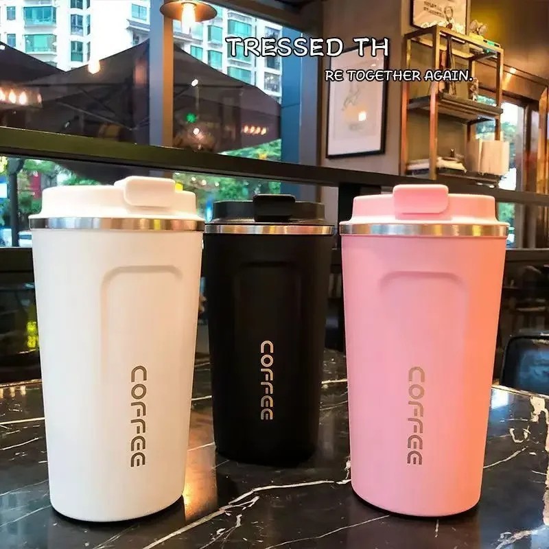 380/510ML Stainless Steel Travel Mug Thermos Cup Vacuum Flask Coffee Tea