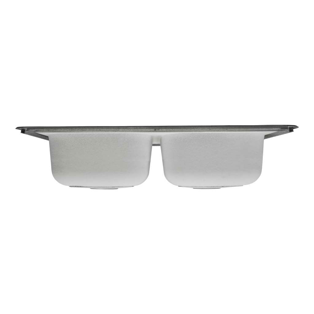 Top Mount Stainless Steel Double Basin Kitchen Sink 33″ x 22″ x 8″ Deep