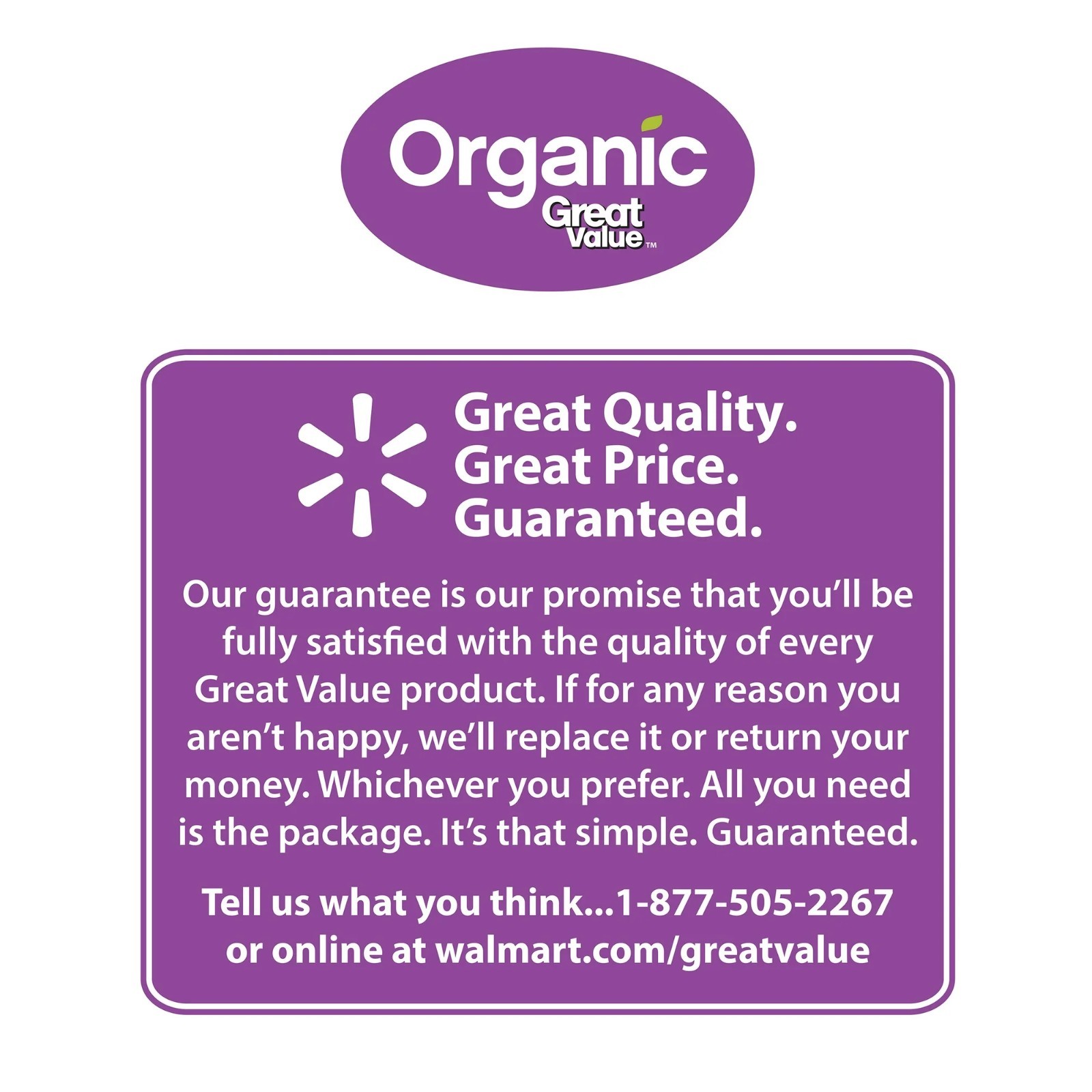 Great Value Organic Chia Seeds 32 oz(907)g USDA Organic, Gluten-Free