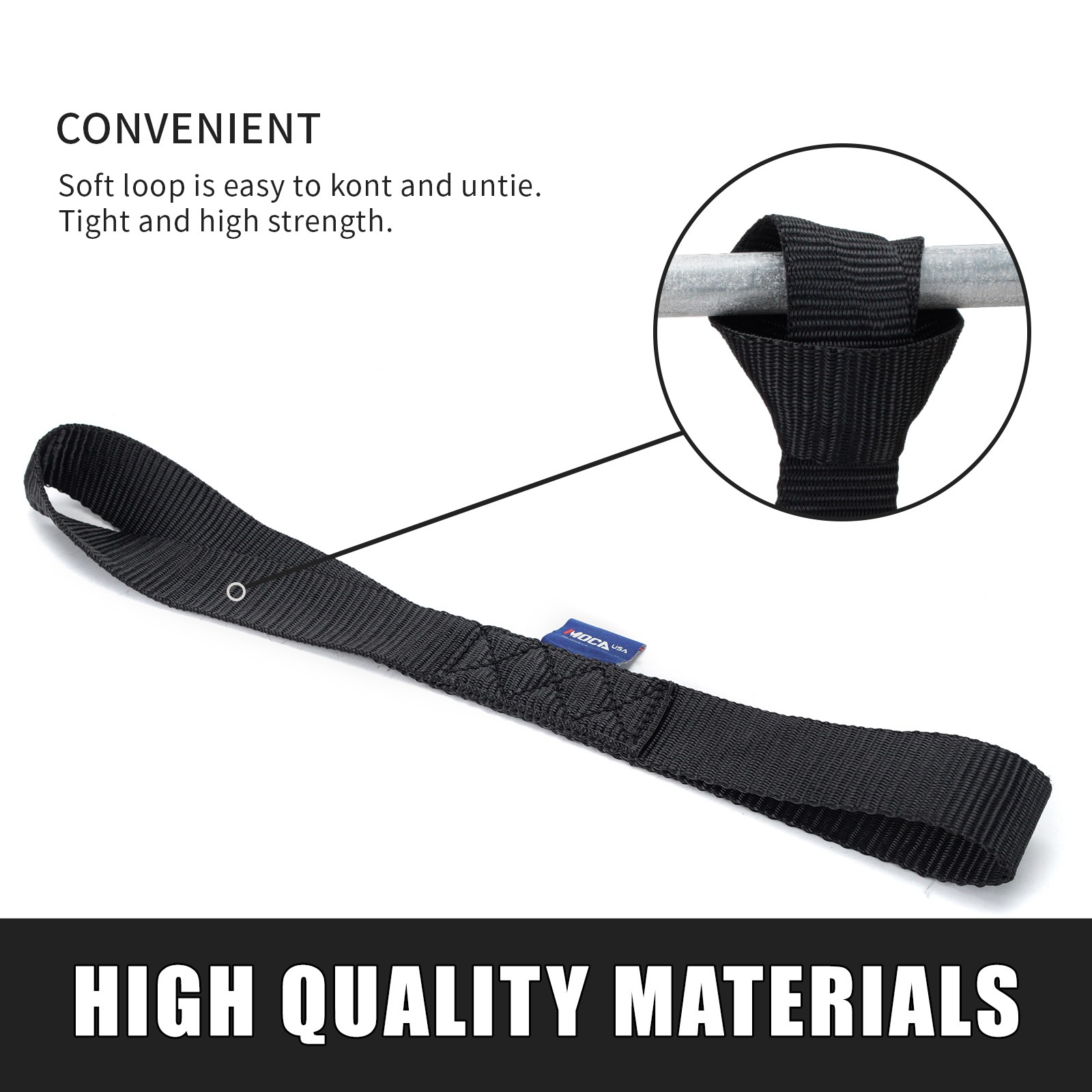 Heavy Duty Tie Down Kit – 10643 Lbs Breaking Strength Tie Down Straps 1.6″ x 17′