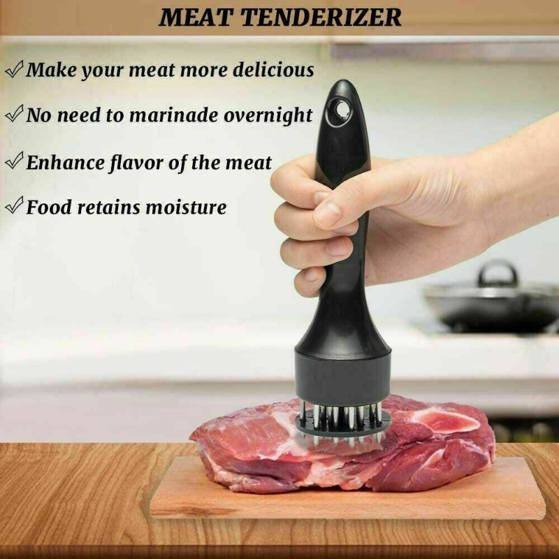 1PC Meat Tenderizer Tool 21 Stainless Steel Needles For Tenderizing Kitchen Tool
