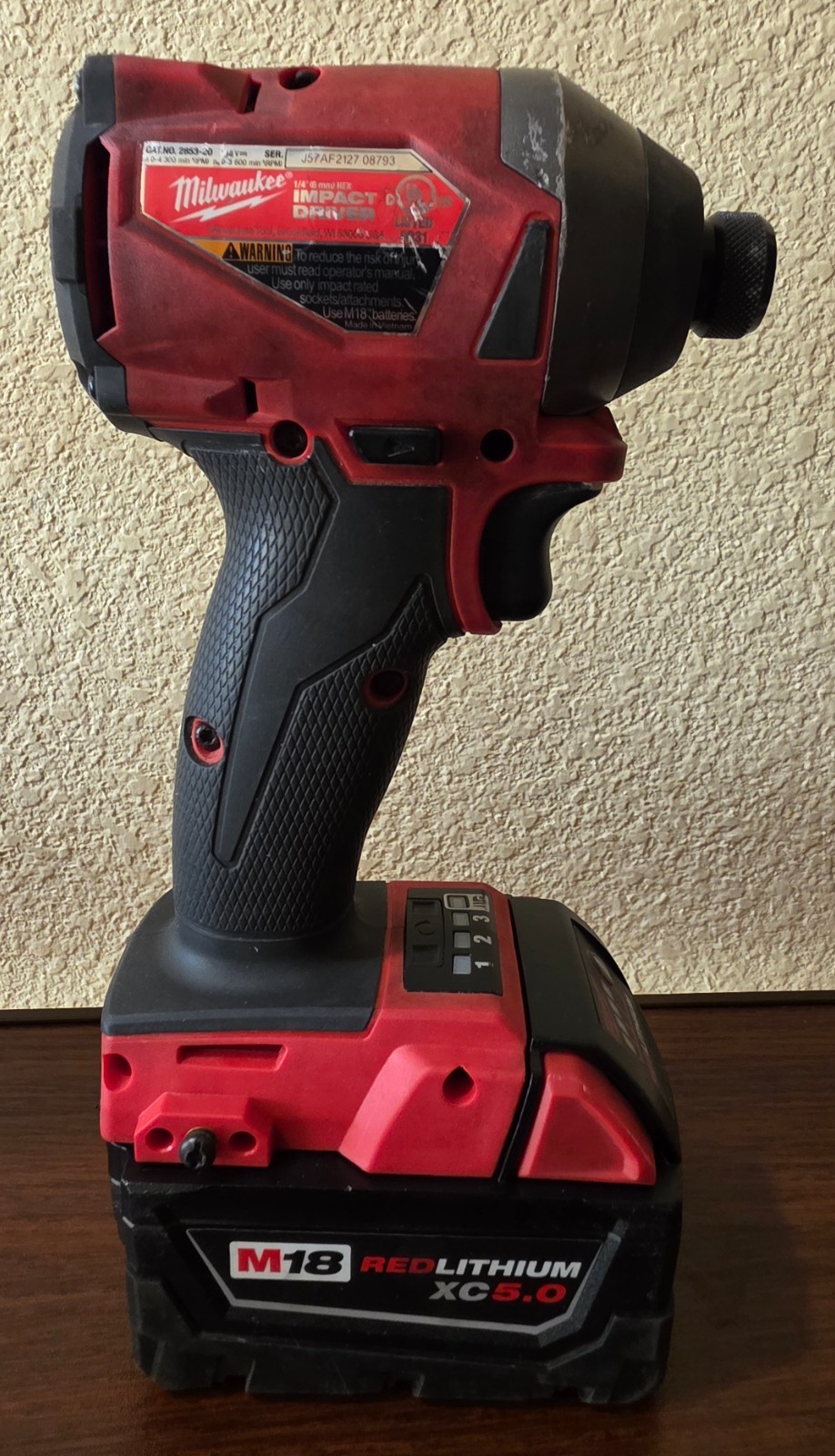 Milwaukee 2656-20 & 2853-20 M18 Impact Driver Kit with Two Battery Charger Bag