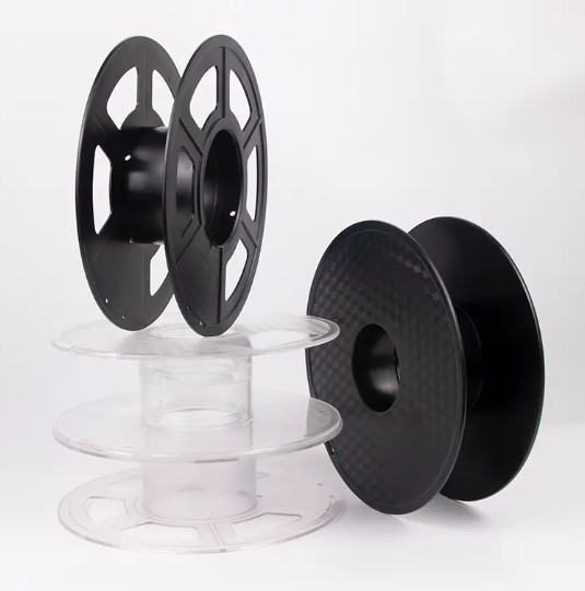 EMPTY LARGE BLACK PLASTIC SPOOL WIRE ROPE CABLE CRAFTS CHRISTMAS LIGHT ORGANIZER
