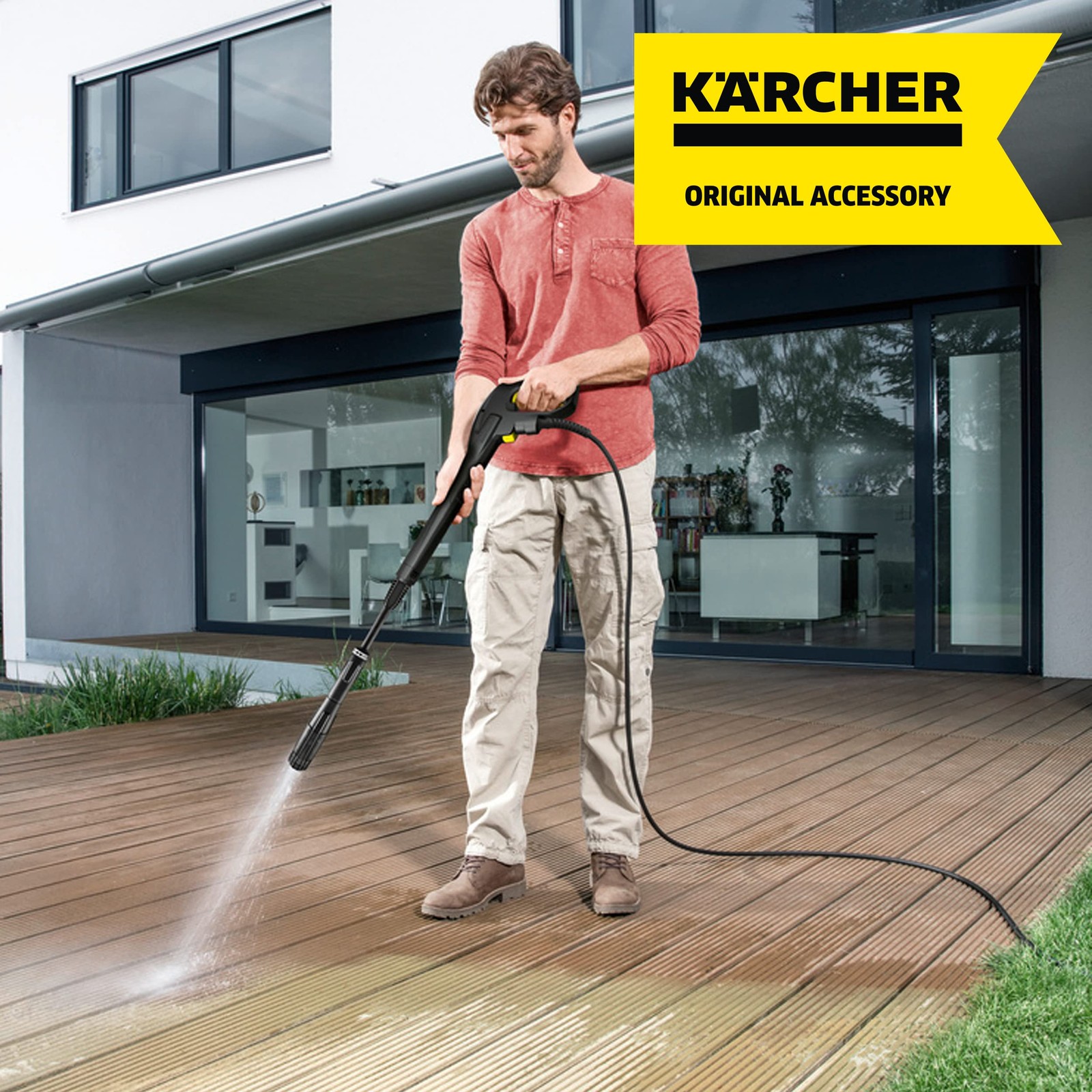 – 25 ft. Hose and Spray – Combo Kit for Karcher Power Pressure Washers K2-K5 …