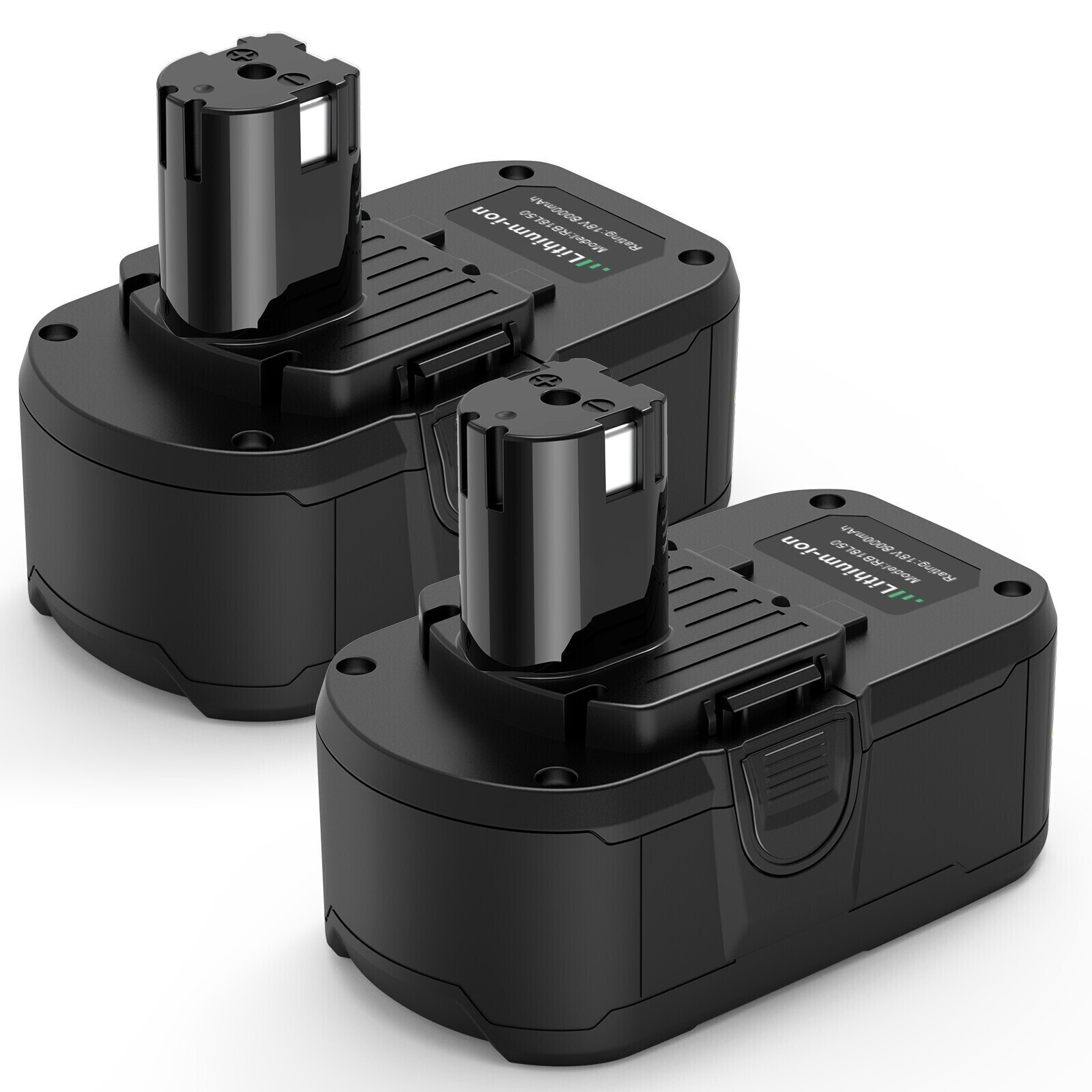 18V 8.0AH For RYOBI One Plus High Capacity Battery 18Volt Li-Ion 8.0Ah P108 P107