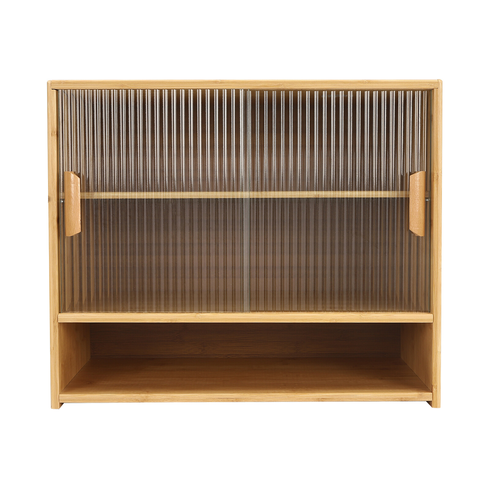 Small Bamboo Kitchen Pantry Sideboard Freestanding Countertop Storage Cabinet US