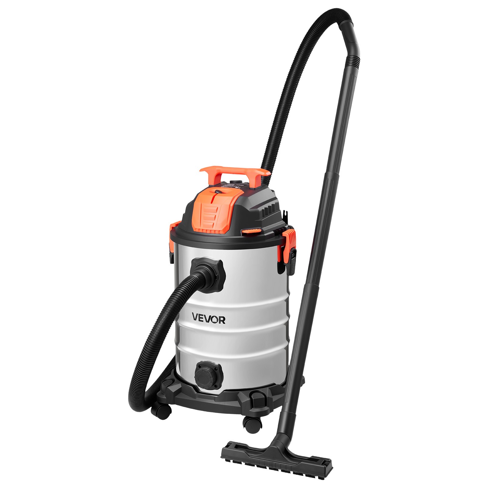 VEVOR 8 Gal Wet Dry Shop Vac 6HP Self-Cleaning 900W Metal Tank for Jobsite