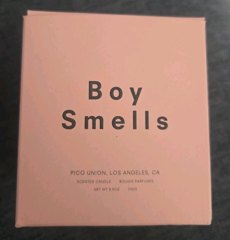 NIB Boy Smells PETAL 8.5 oz Scented Candle NEW IN BOX approx 50 Hour Burn