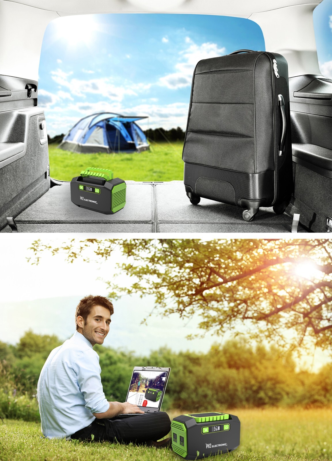 200W Portable Power Station 39000mAh / 3.7V / 145Wh (Solar Panel Optional)
