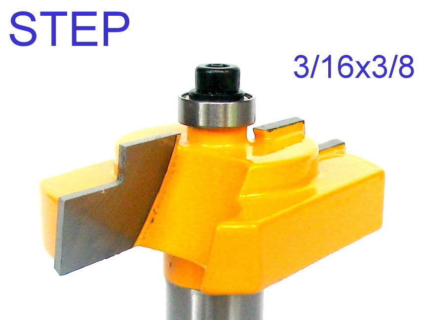 1 PC 1/2″ SH Picture Frame Stepped Rabbet Molding Router Bit S