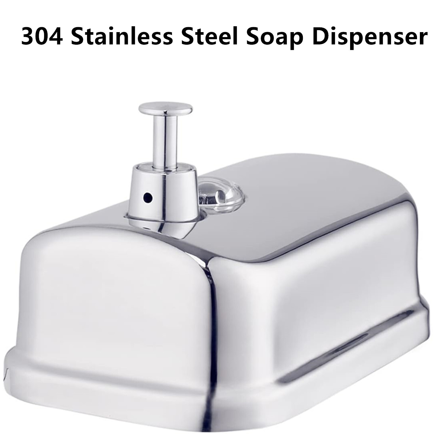 800ml/ 1000ml Soap Dispenser Wall mount, 304 Stainless Steel, Bathroom, Shampoo
