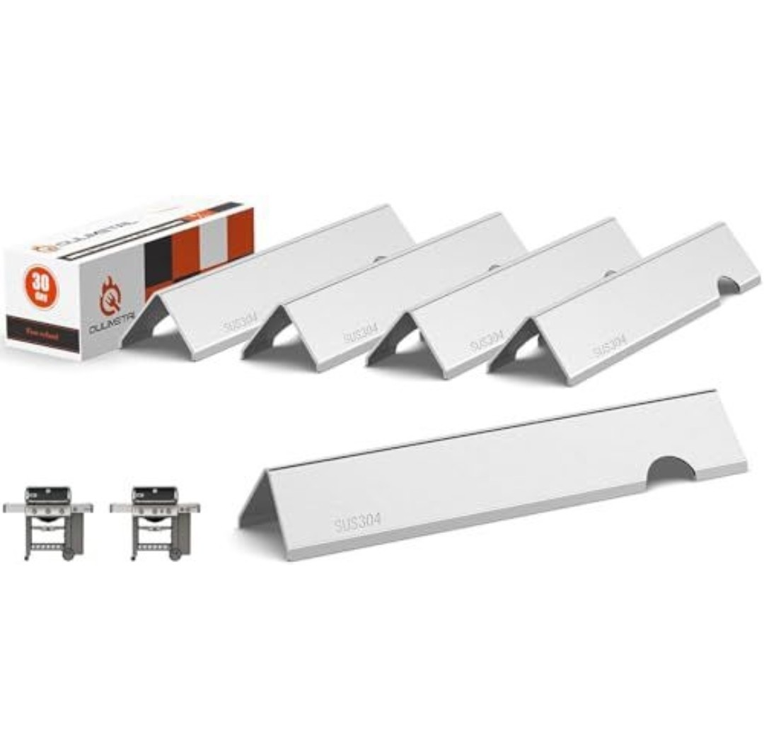 QuliMetal SUS304 Flavorizer Bars for Certain Weber Genesis II/LX 300 Series