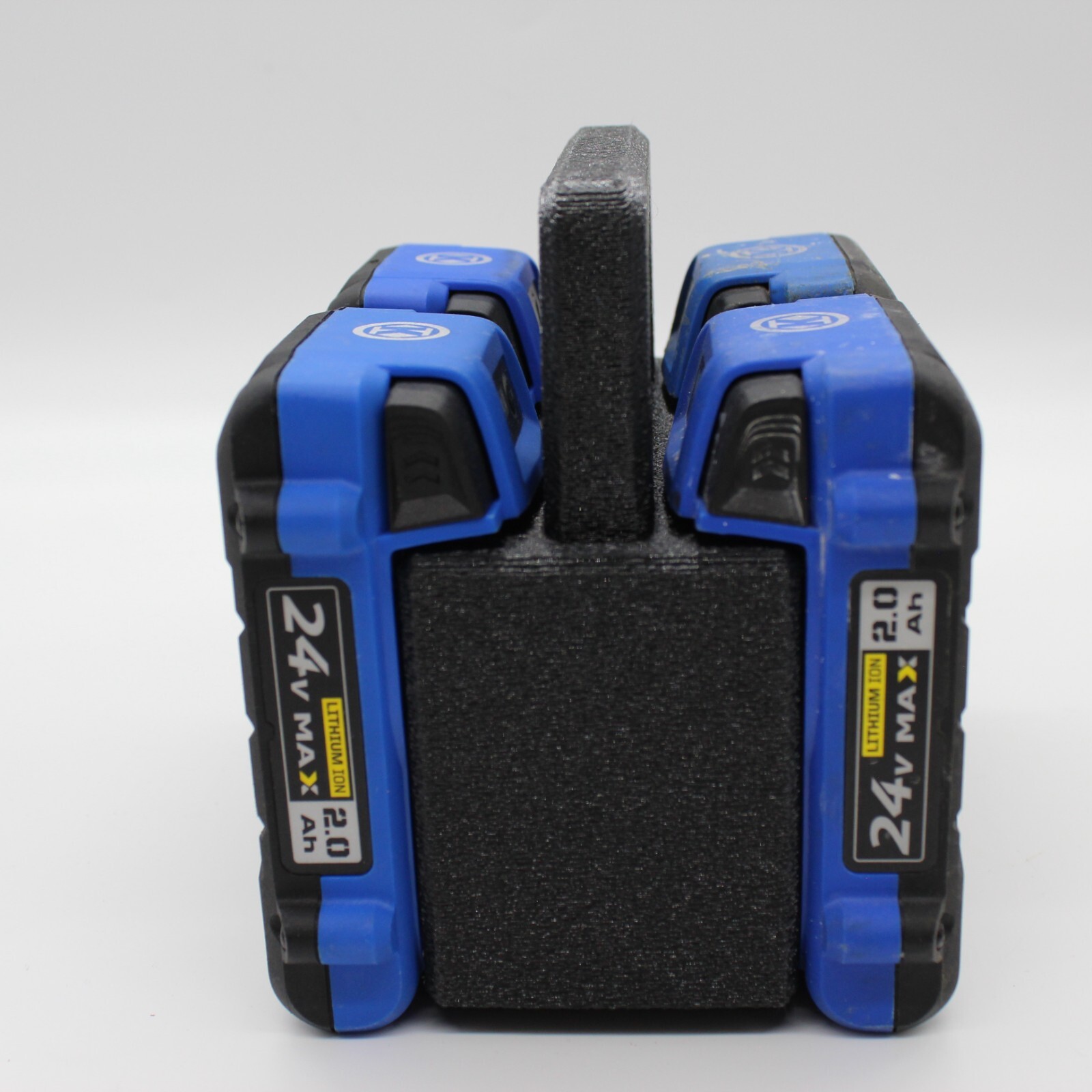 Kobalt 24 volt 4 Slot Battery Caddy Carrying Case Battery Holder