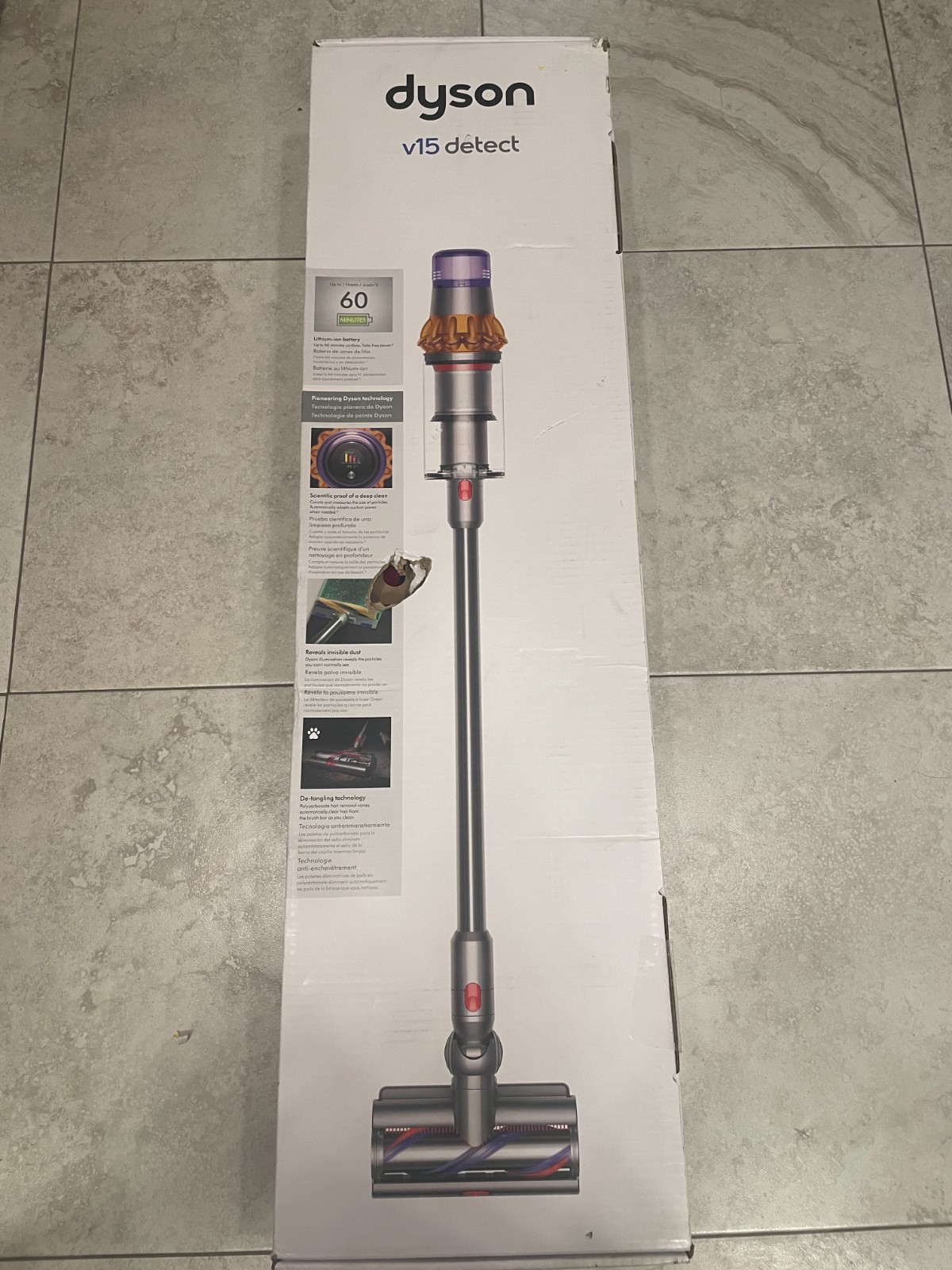 Dyson V15 Detect Total Clean Extra Cordless Deep Clean Stick Vacuum Cleaner NEW