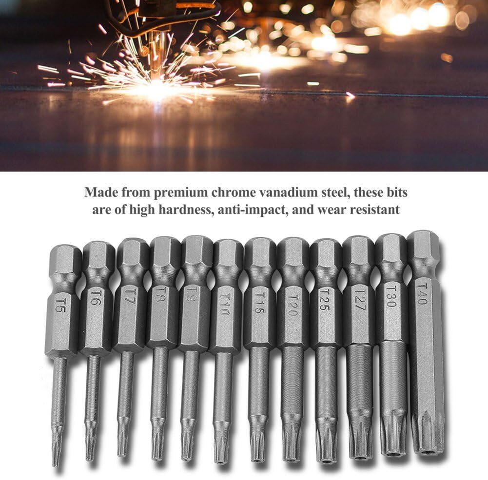Security Torx Bit Set +Hex Key Allen Bit Set-For Power Drill & Impact Driver Lot