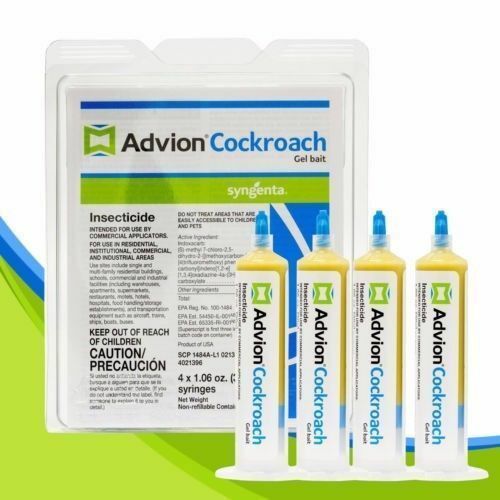 Advion Cockroach – KILL KIT – 4 New Tubes & 1 New Sealed bag of 12 Bait Arenas