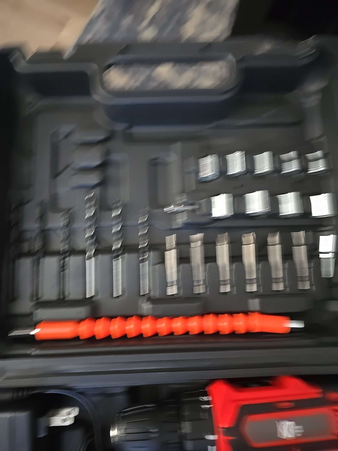 21V Electric Drill Power Cordless 10mm Screwdriver Drill Set With 2 Batteries