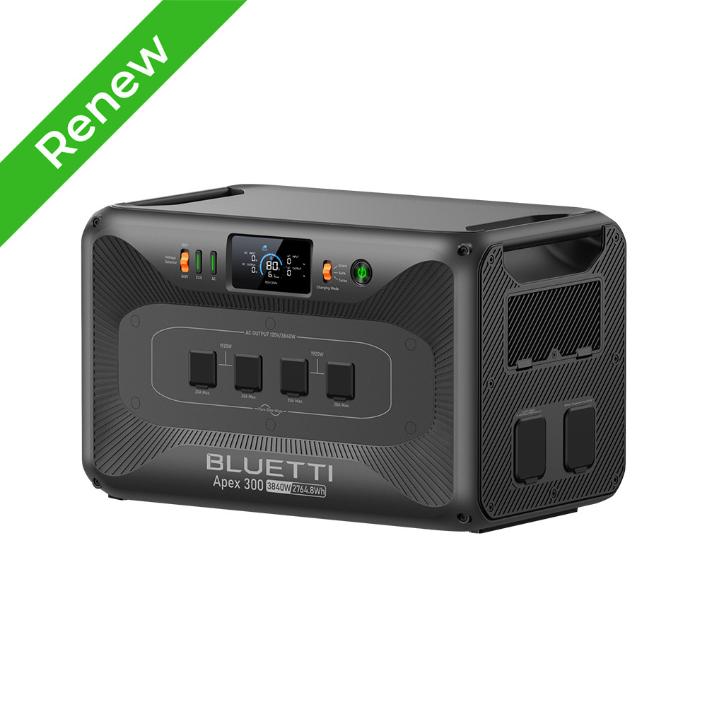 BLUETTI Apex 300 2764Wh Portable Power Station Expandable Generator for Backup