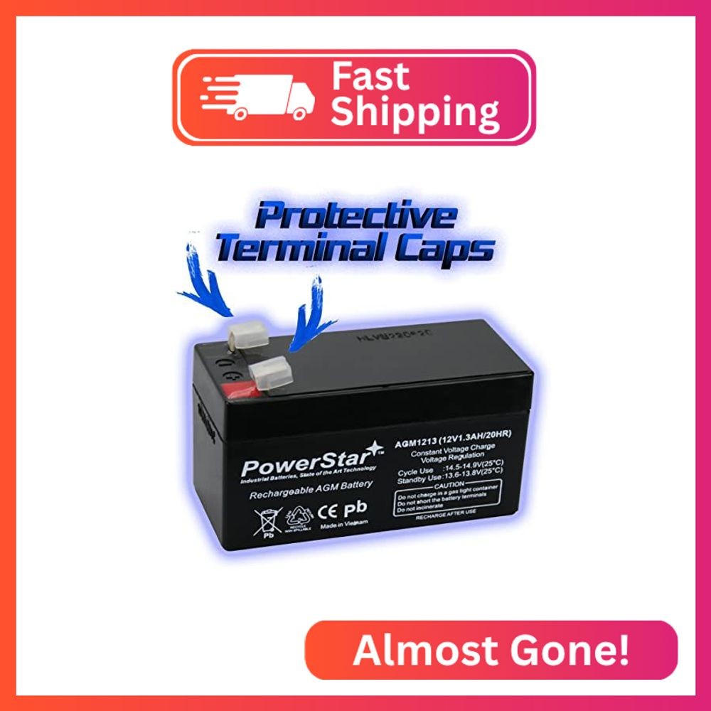 12V 1.3Ah Replacement Backup Battery for High Tech Pet Power Pet Door