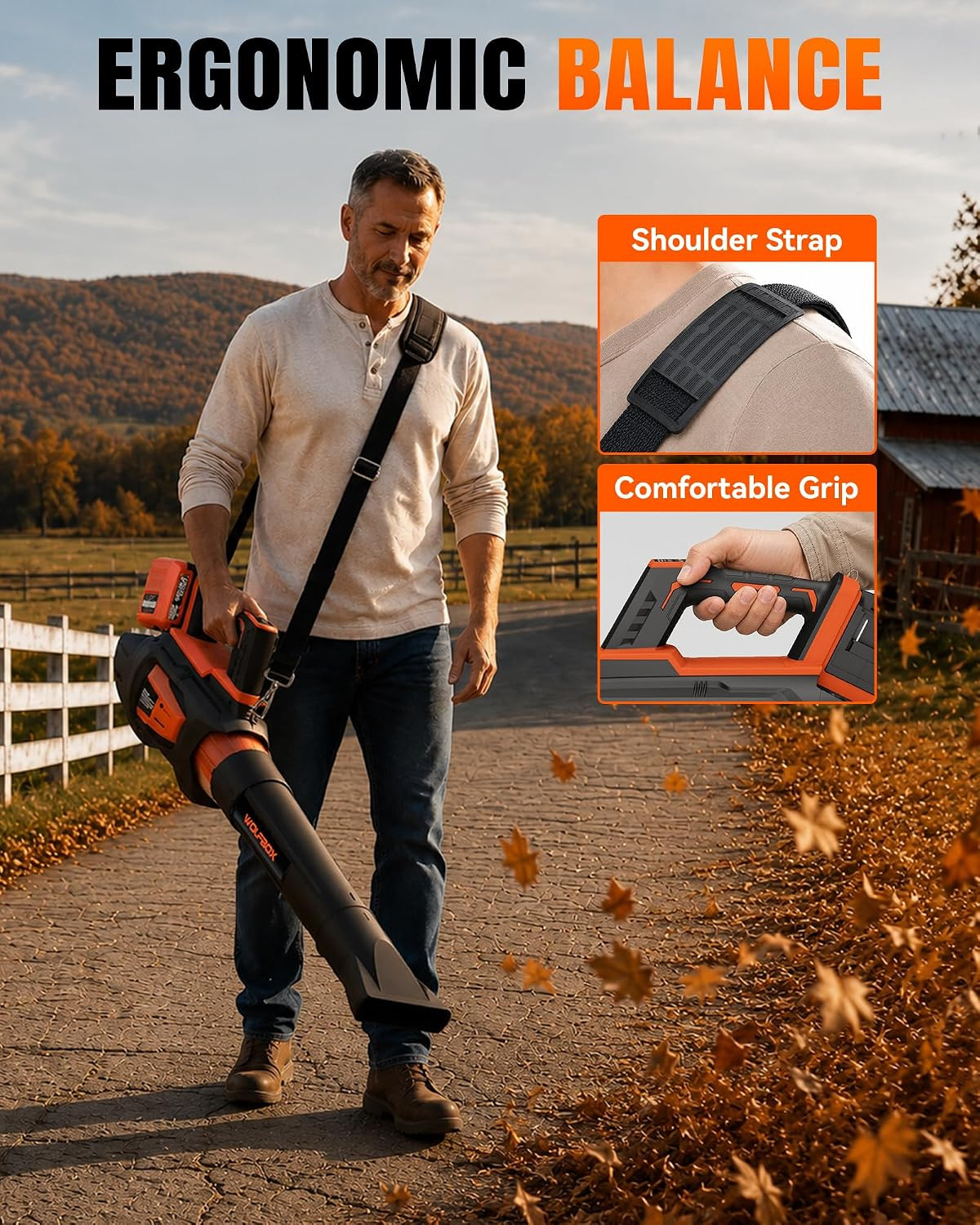 MT600 Cordless Leaf Blower, 620 CFM 150 MPH, 2 Batteries | 40V System, Dual-Port