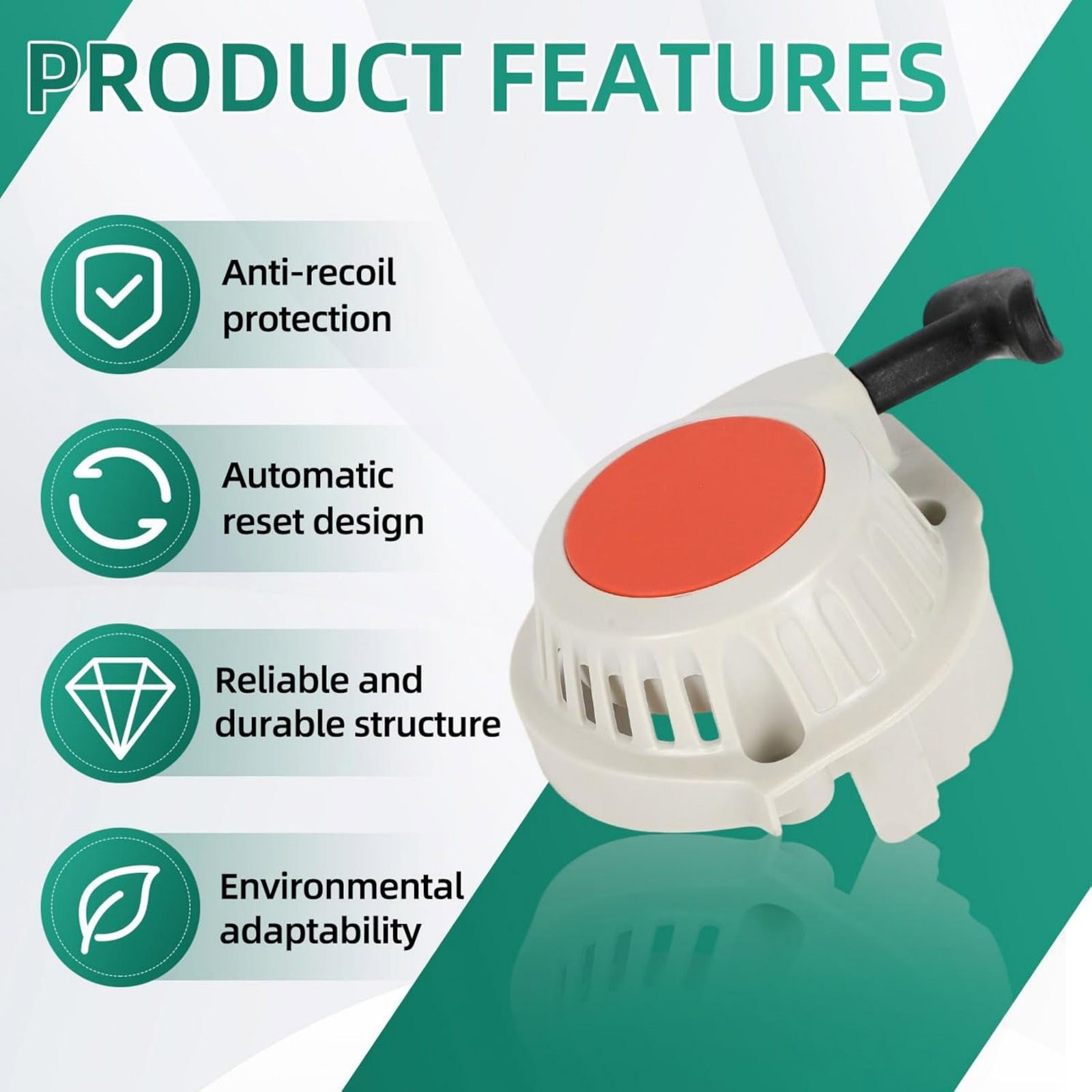 OEM 41491904001 Recoil Starter Plastic+Metal for Stihl HL91K FS94RC Trimmer New