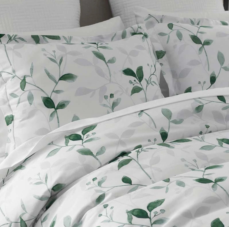 Legends Hotel Botanic Meadow Premium Smooth Wrinkle-Free Sateen Bed Sheet Set