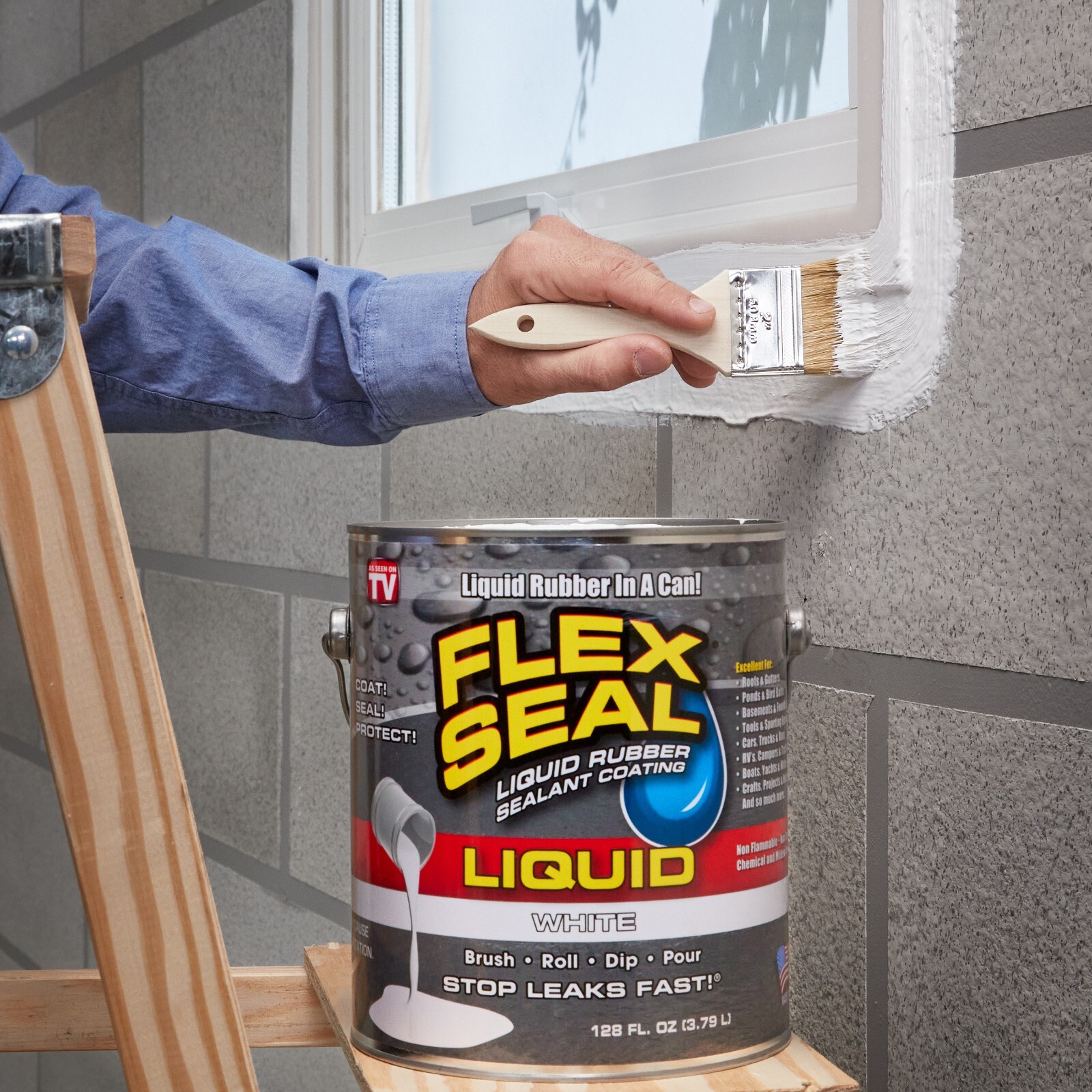 Flex Seal Liquid, Rubber Coating Sealant, Waterproof, Flexible and Breathable
