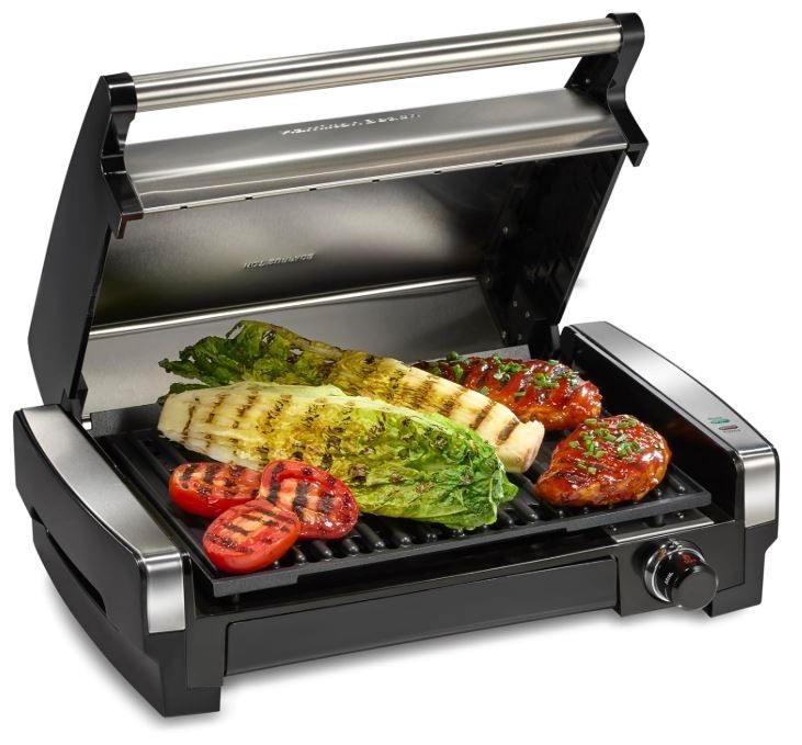 Hamilton Beach Flavor Sealing Indoor Grill Removable Parts are Dishwasher Safe