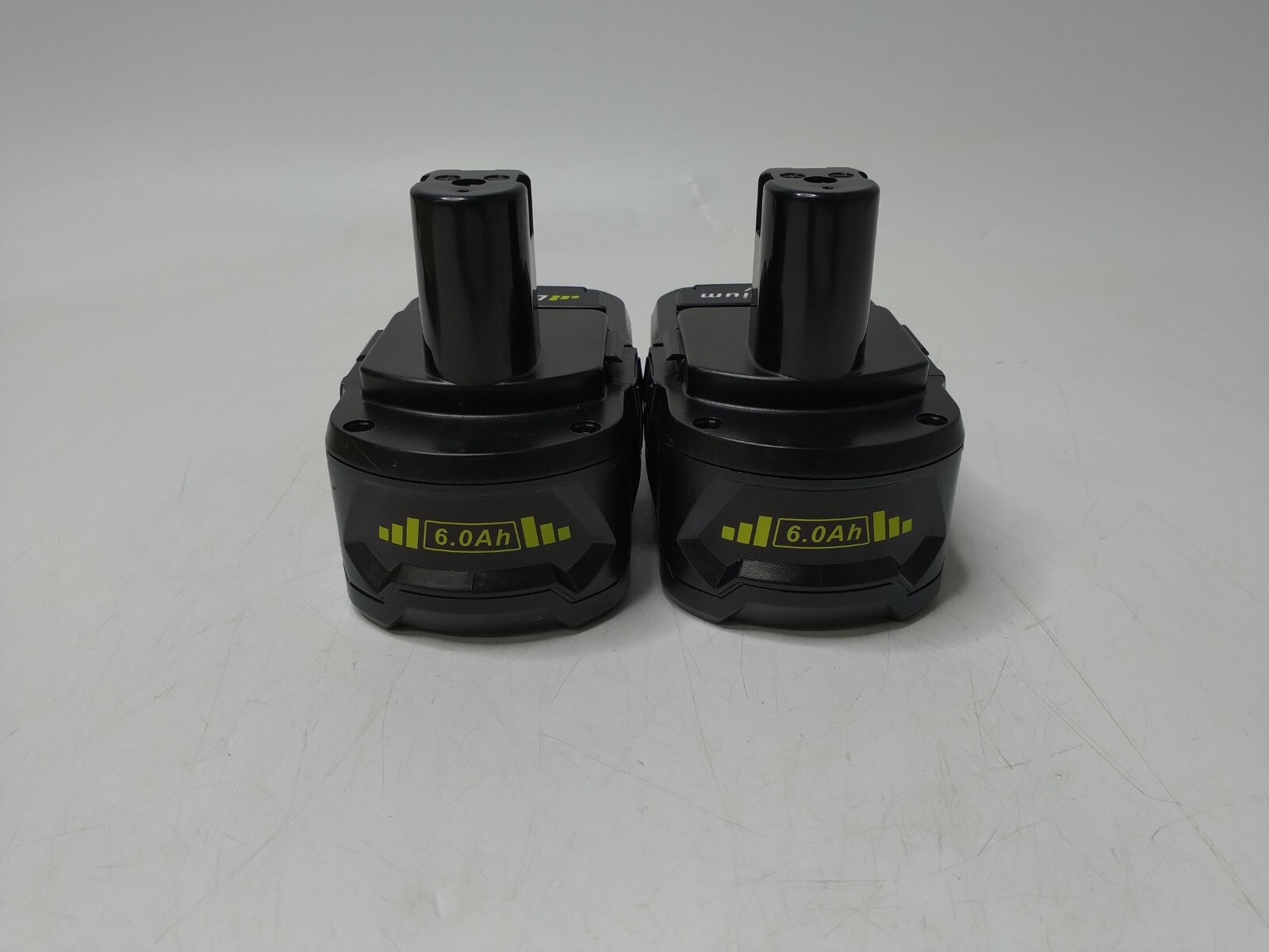 Lot of 2 6.0AH FOR Ryobi 18V Li-Ion Battery + Charger P102 P103 P105 P107 P108