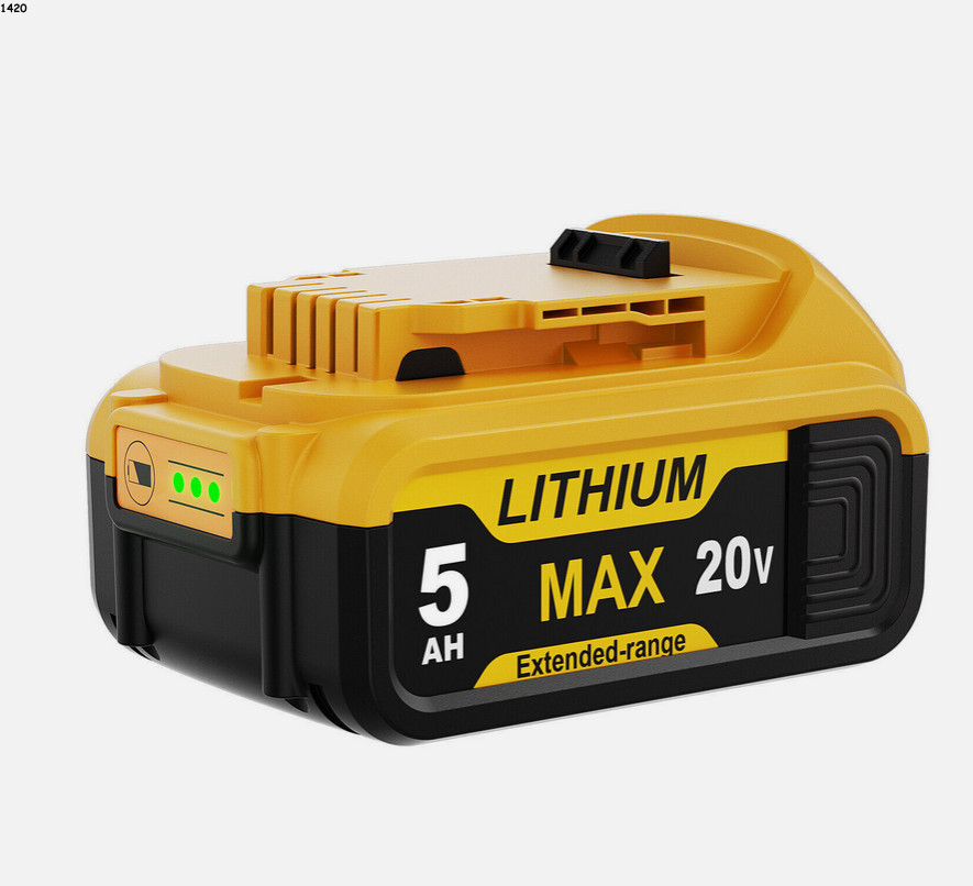 20 Volt For DeWalt 20V Max XR 5.0AH Lithium ion Battery Pack DCB206-2 DCB205 New