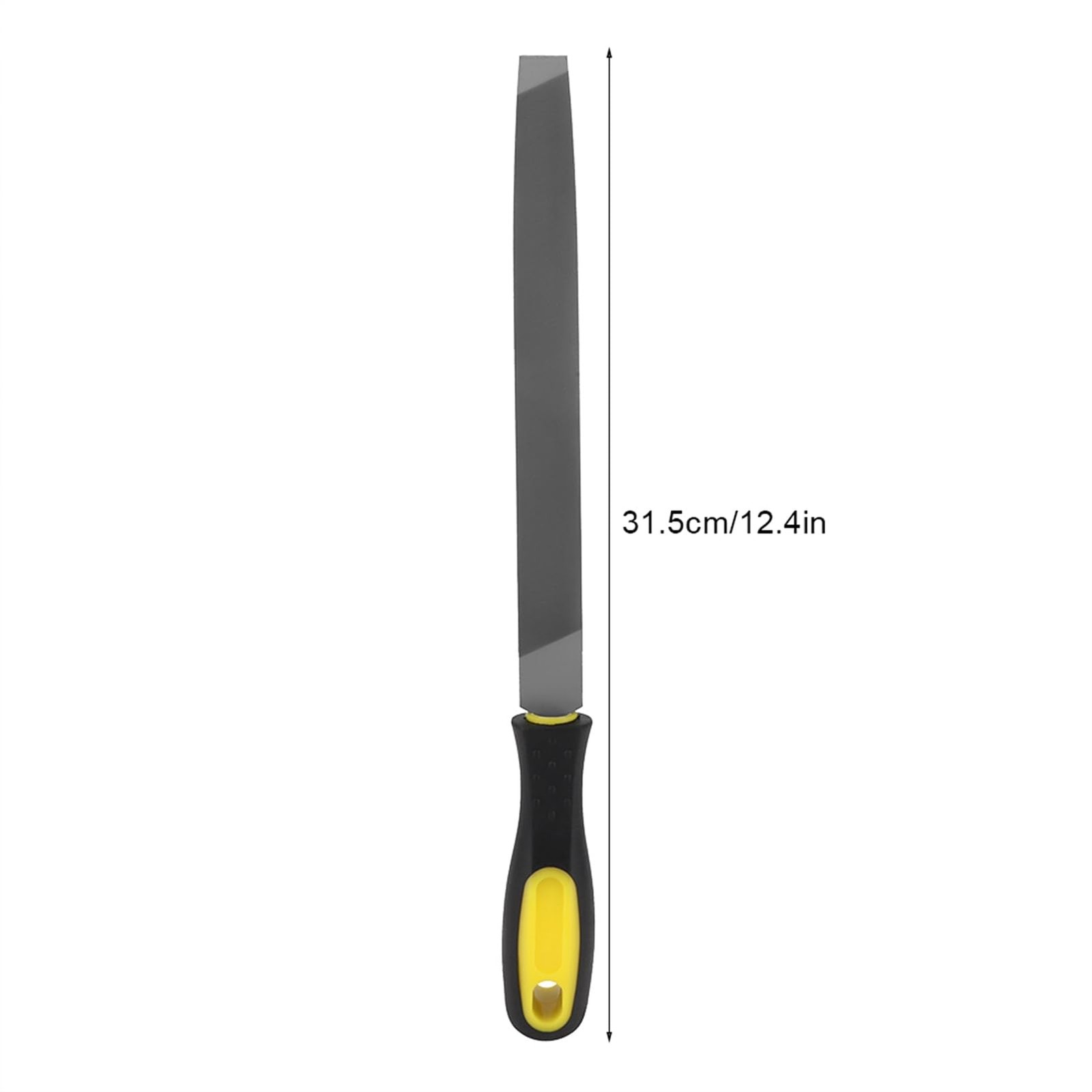 8 Inch Flat Mill File Second Metal Sharpening Carbon Steel Handle Single Cut