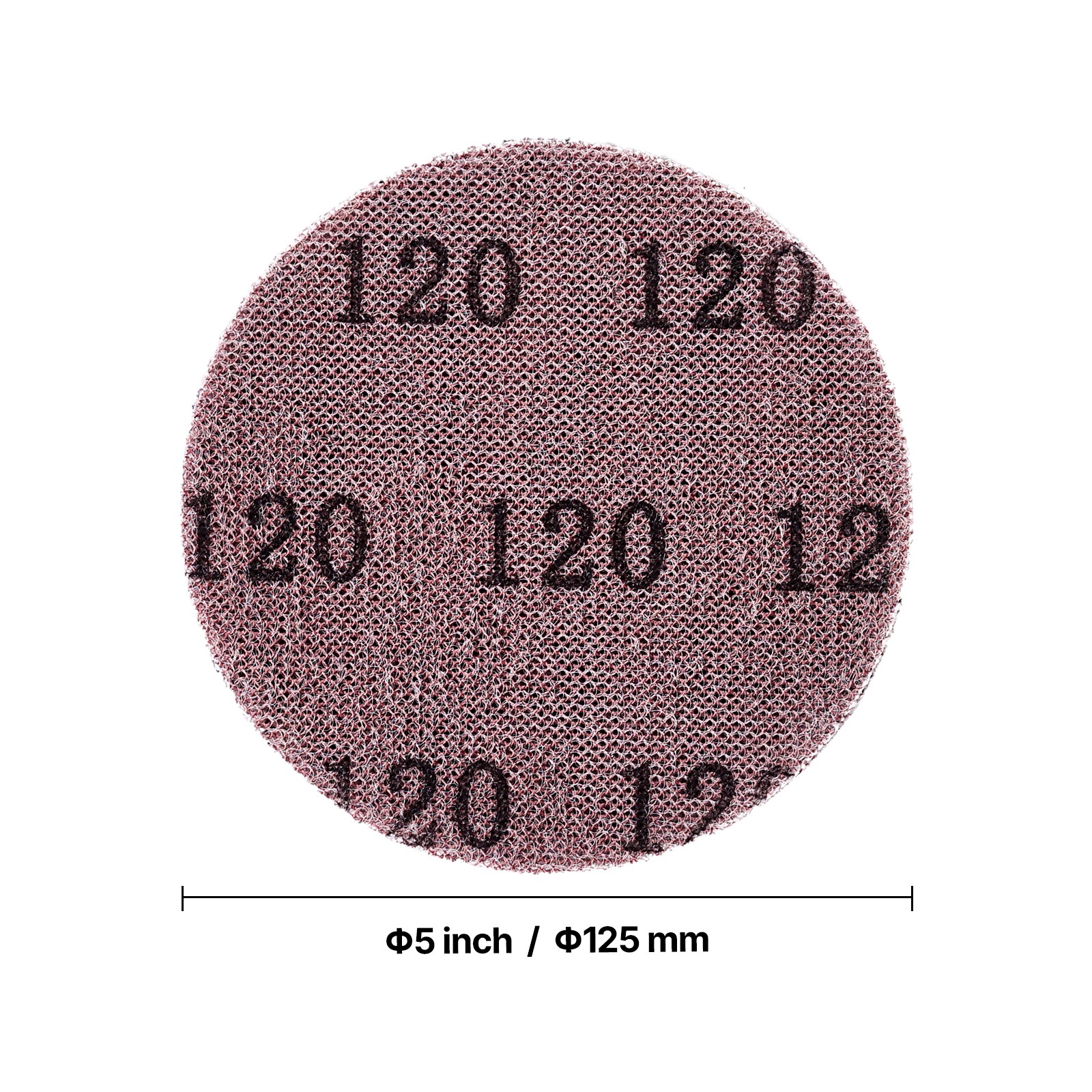 VEVOR 5-inch Mesh Abrasive Sanding Discs 50PCS 120 Grit Ceramic Mesh Sandpapers
