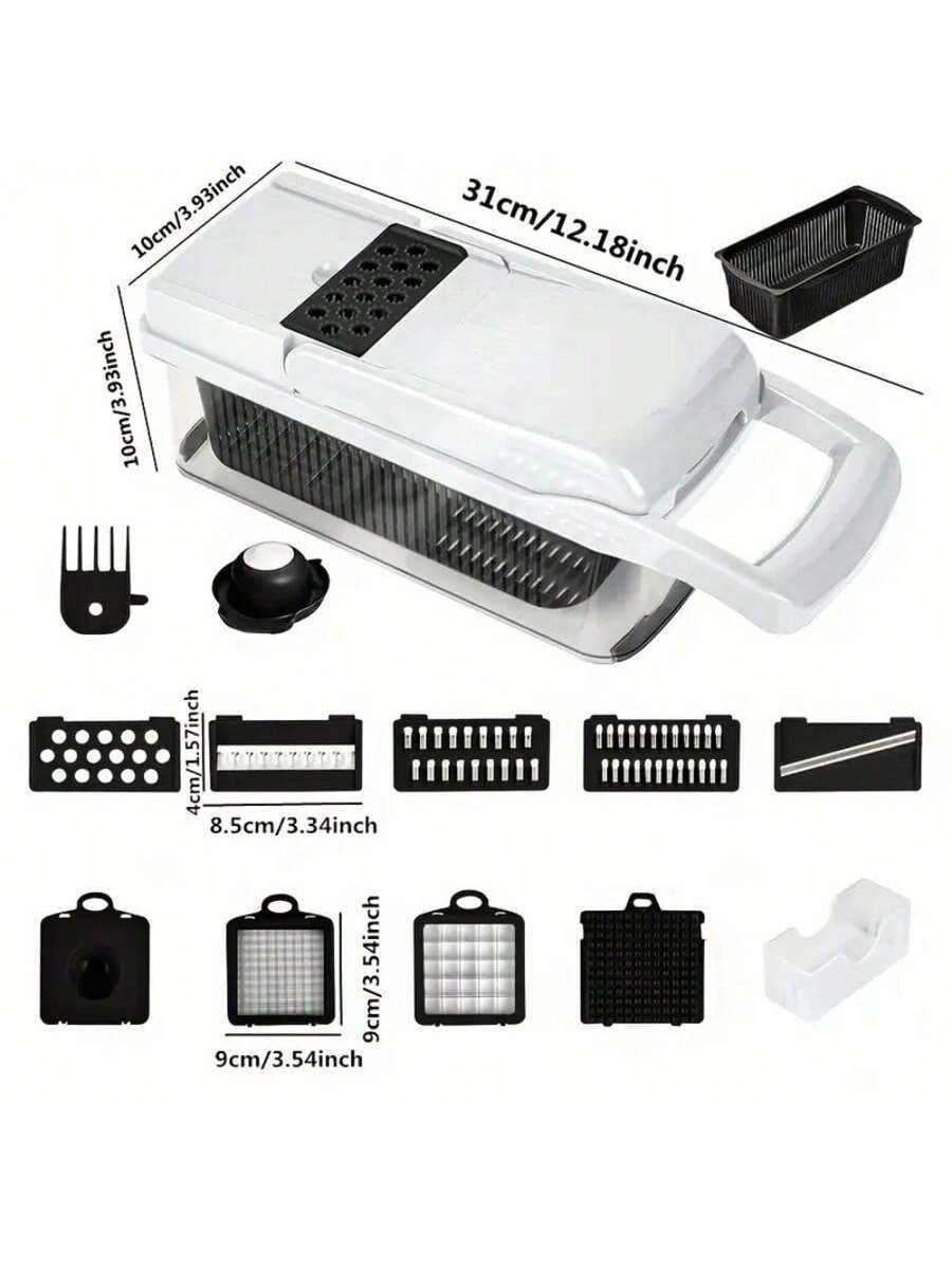 15-In-1 Vegetable Fruit Chopper Cutter Food Onion Veggie Dicer Slicer Kitchen